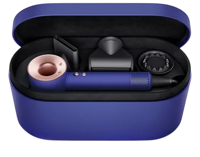 Бьет током Dyson Supersonic HD08 (Vinca Blue/Rosé)